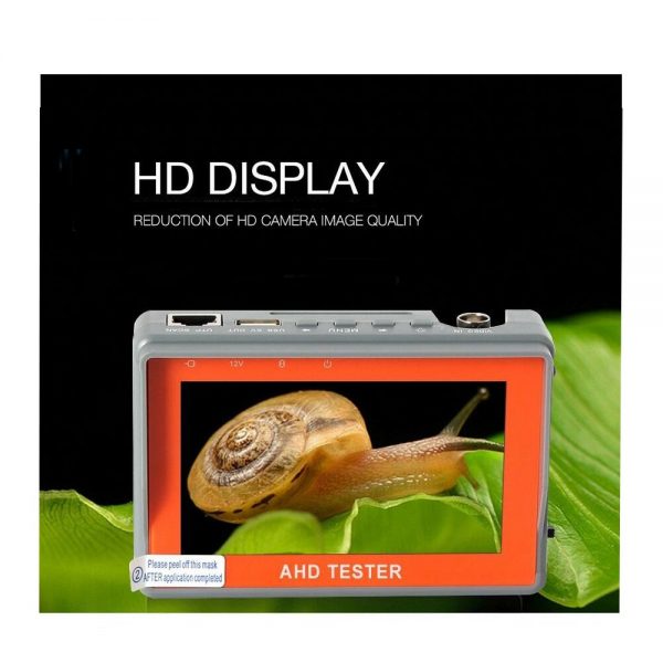 4.3 inch TFT LCD Monitor 1080P AHD Security CCTV Camera & CVBS Security Tester 2 in 1 Analog Video with Network Cable Test - Image 7