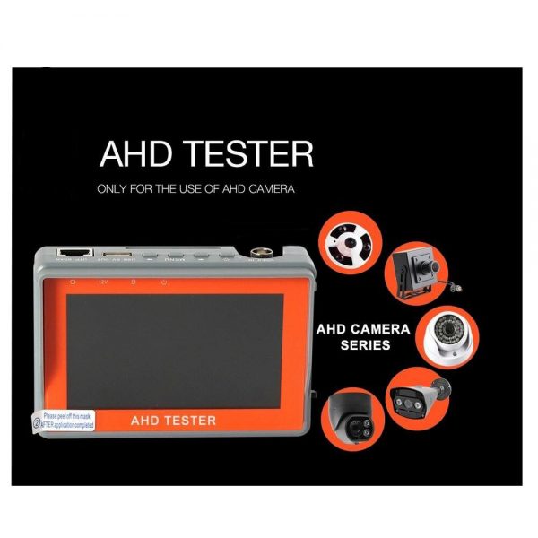 4.3 inch TFT LCD Monitor 1080P AHD Security CCTV Camera & CVBS Security Tester 2 in 1 Analog Video with Network Cable Test - Image 6